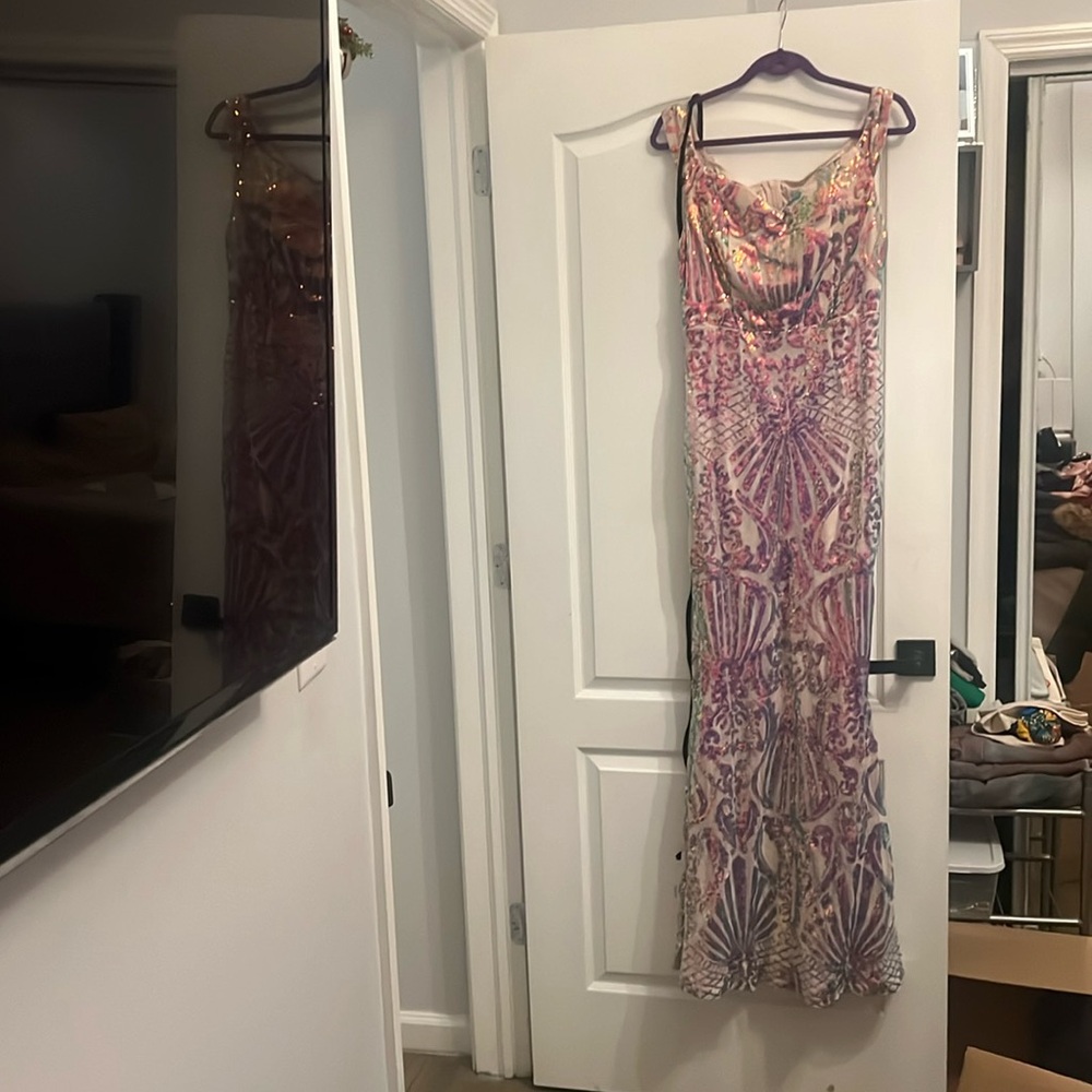 Mermaid style sequin dress